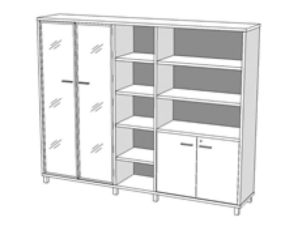 Шкаф комбинированный для одежды и документов 265/1 MN
