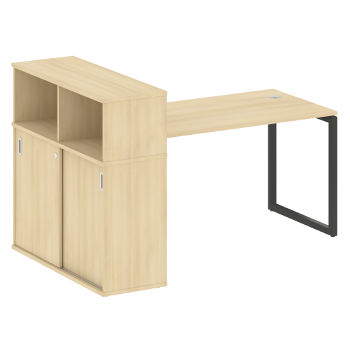 Стол письменный с опорным шкафом-купе 40БО.РС-СШК-3.3